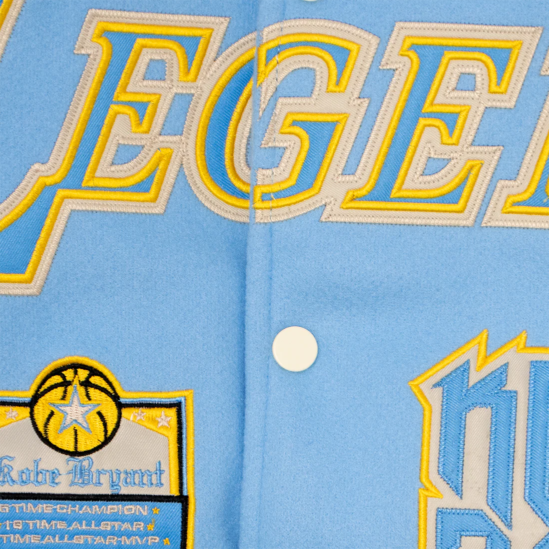 Kobe Bryant Legend Sky Blue Varsity Jacket - Large & XXL