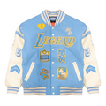 Kobe Bryant Legend Sky Blue Varsity Jacket - Large & XXL