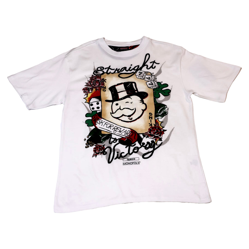 Monopoly Straight Victory Tee - Small & Medium