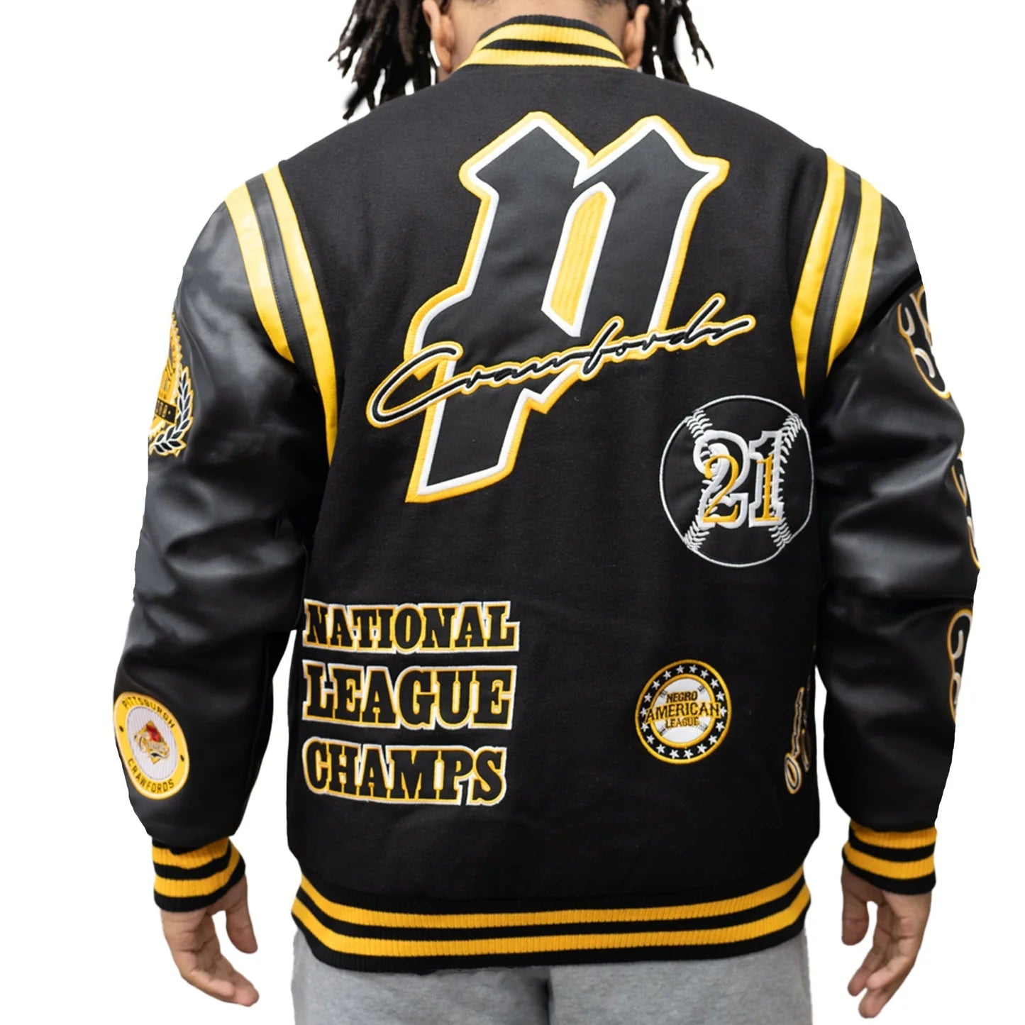 HGC Pittsburgh Negro League Varsity Jacket -  Medium