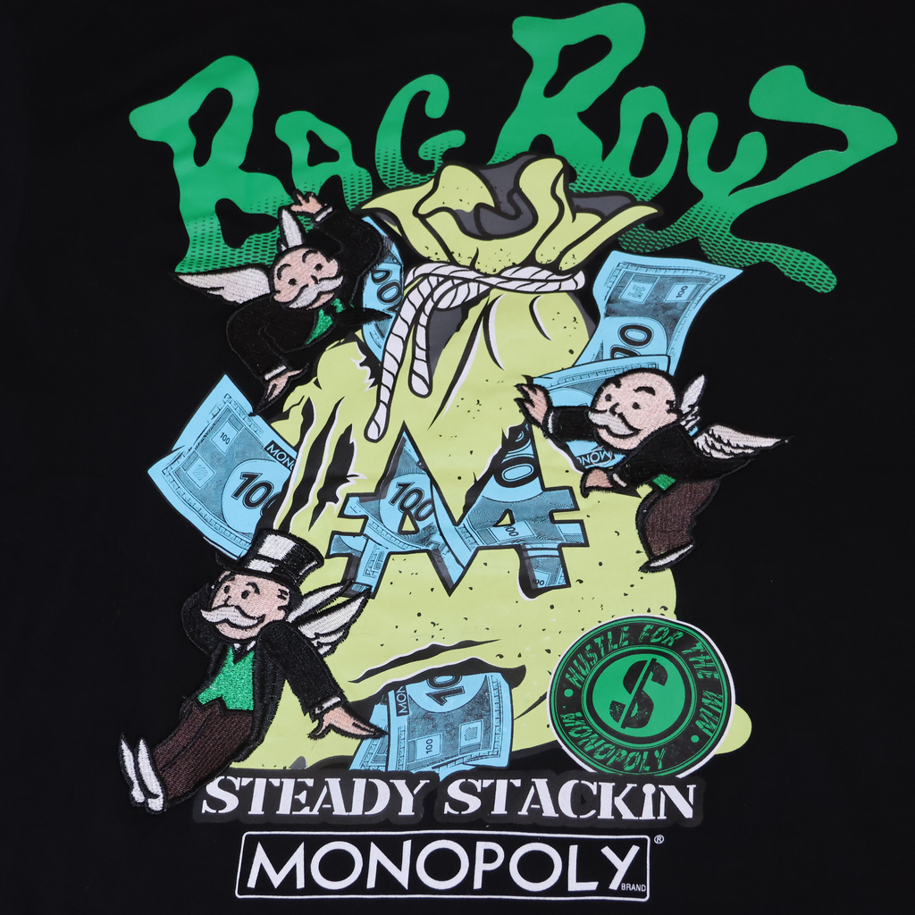 Monopoly Bag Boyz Tee - Large & XL